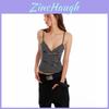 Striped Sleeveless Tank Top For Women Summer Casual Office Wear