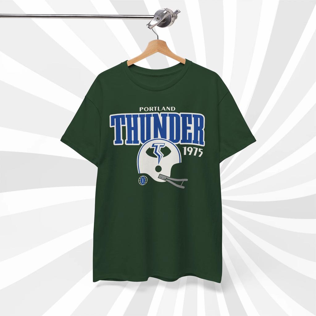 Portland Thunder 1975 WFL Vintage Football Helmet T shirt - Trailblazers