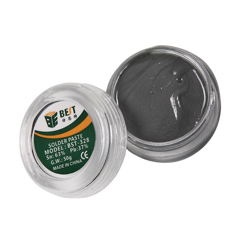 hot! BEST Solder Paste BST-328 50g Strong Lead-containing Silver Soldering Flux PCB BGA SMD Mobile Phones