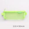 Simple Transparent Mesh Pencil Case Storage Student Pencil Bag Large Capacity Pouches Stationery