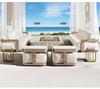 Rainproof Teak Outdoor Sofa – Solid Wood Garden, Courtyard, Balcony & Hotel Furniture