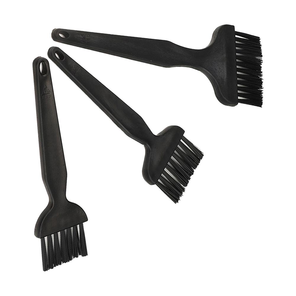 1/3pcs Anti-Static Brush Esd Safe Nylon Cleaning Brush Set For Mobile Phone Tablet Pcb B-ga Repair Cleaning Work