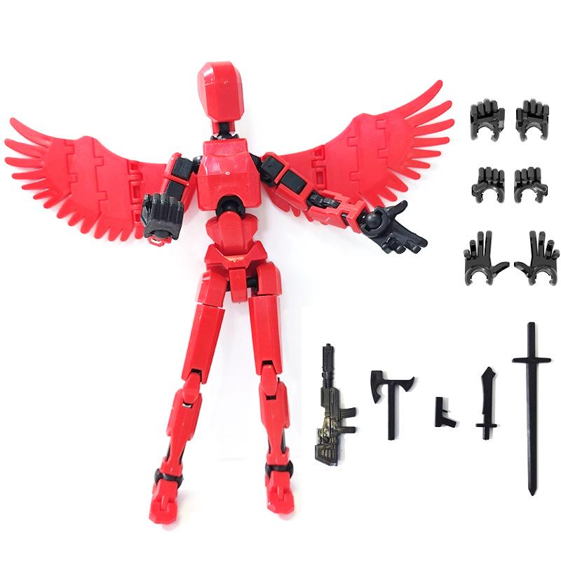 3D Printed Articulated Robot Figure - Lucky 13 Decompression Fidget Toy