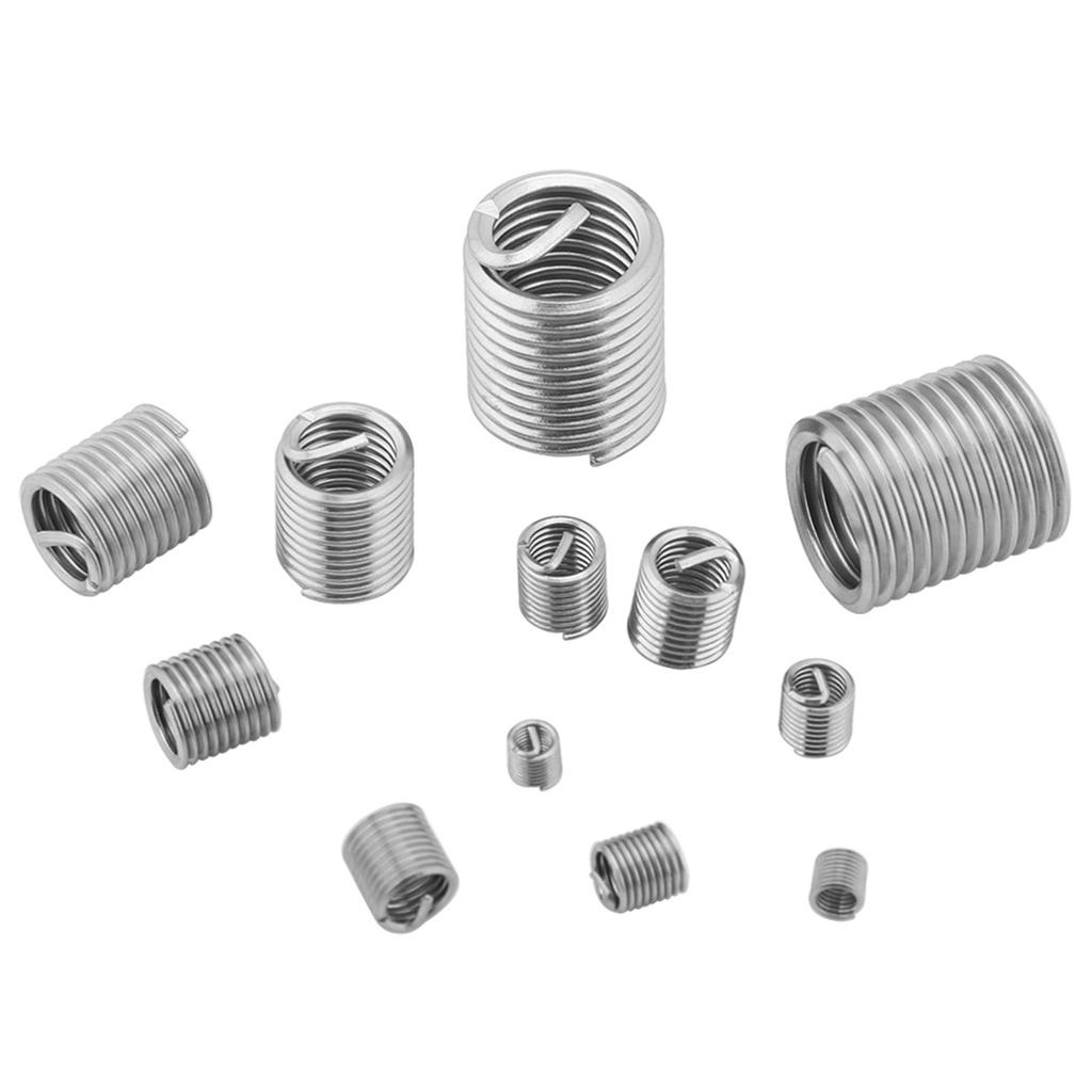 Wire Screw Sleeve, 60pcs Stainless Steel Wire Thread Inserts Repair Kit M3 M4 M5 M6 M8 M10  ,  Thread Repair Kits