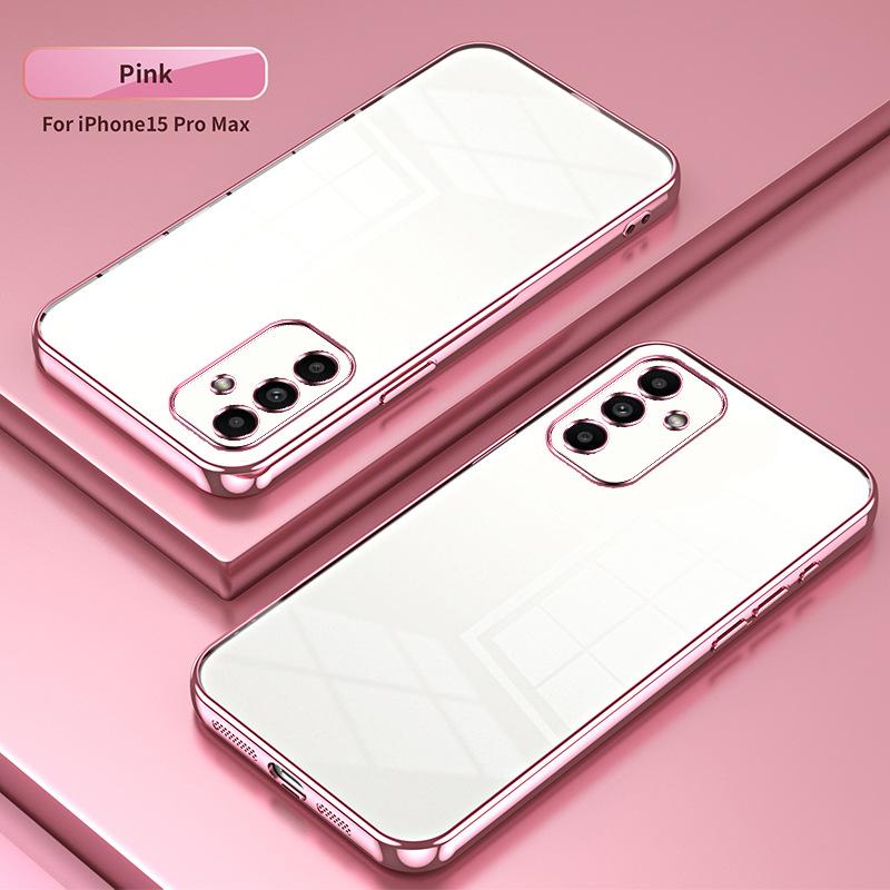 Applicable To Samsung A57 Electroplating Glitter Mobile Phone Case A37 Transparent A17 All-inclusive A07 Anti-drop A56 Protective Case A36