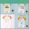 Baby Summer Short Sleeve Cotton Romper With Snaps For Newborns