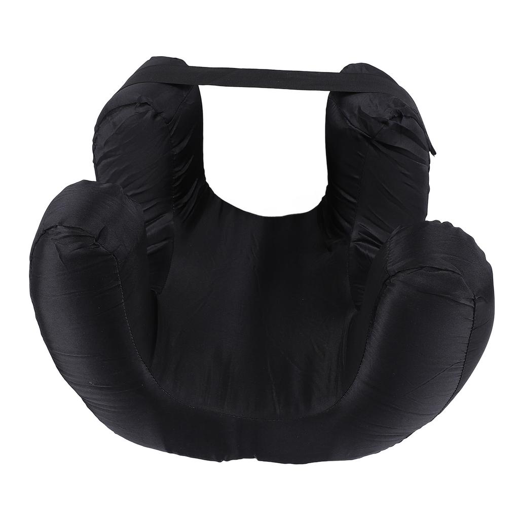 Face Down Pillow Memory Foam Sleeping Pillow Soft Comfortable Face Pillow for Home Travel Black