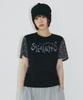 Seulliggeullou Shooting Star Color Block T-Shirt [Black]