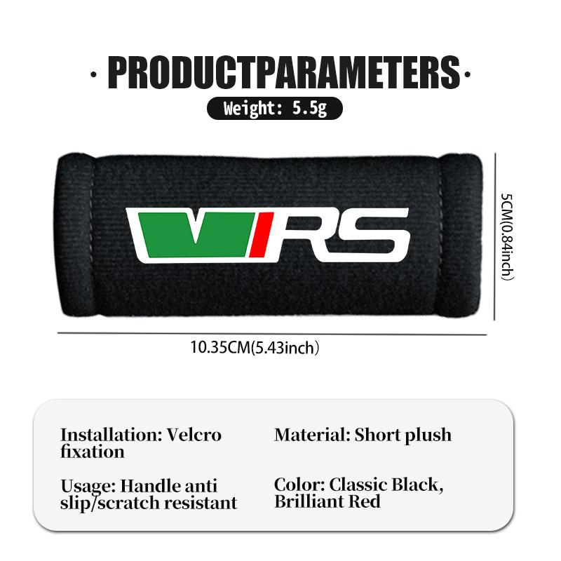 For Skoda Car Roof Armrest Pull Cover Handle Gloves Protection Fabia Kodiaq Kamiq Superb Yeti Octavia Enyaq Rapid
