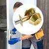 Dead Bolt Door Lock Entry Knob Hardware Interior Exterior Security with Keys Single Cylinder,