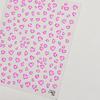 5D Cute Rabbit Love Peach Blossom Flower Yellow Nail Art Stickers Bowknot DIY Self Adhesive Rhinestone Manicure Decals