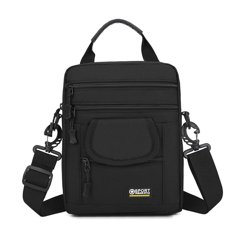 Borsa a tracolla di grande capacità, impermeabile, in tessuto Oxford, con molte tasche, per viaggi, casual, da uomo, donna, da lavoro