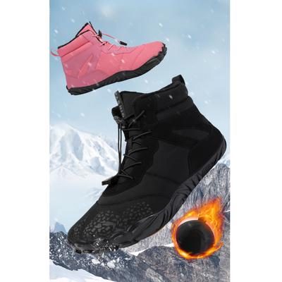 Mode Winter Schneestiefel Herren Damen Paar Skistiefel Wasserdicht Rutschfest Baumwollschuhe Fünf-Finger Bergstiefel Herrenschuhe