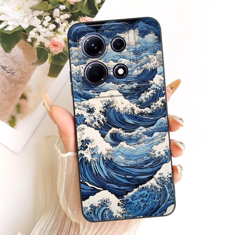 For Infinix Note 30 30Pro Fashion Dusk Beach Painting Phone Case For Infinix Note 30 Pro Note30 4G 5G Soft Silicone Bumpers