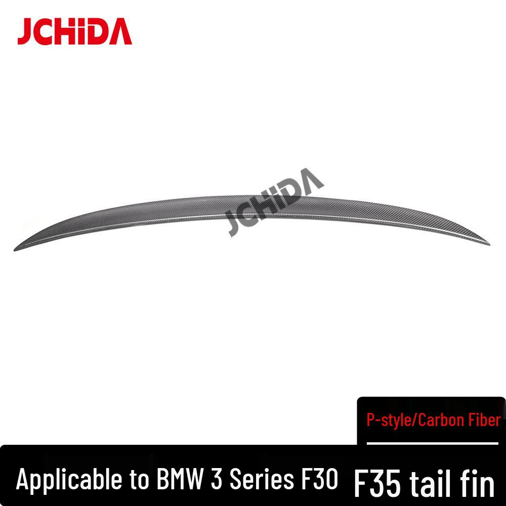 BMW 3 Series F30 F35 P Style Carbon Fiber No-Drill Rear Spoiler