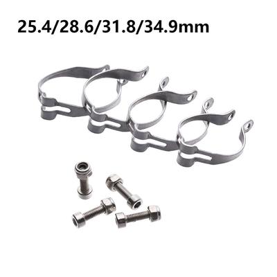 Organization Bike Parts Stainless Steel Wire Fixed Ring Cable Clip Pipe Buckle Brake Line Clamp