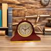 Multifunctional 3Inch Clock Insert Replacement with Arabic Numeral Display Snooze Clock Head Repair for Craft Projects