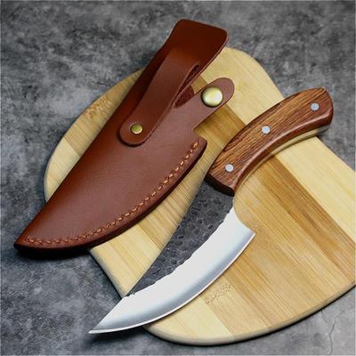 Japanisches handgemachtes Schmiedemesser aus Kohlenstoffstahl, Ausbeinmesser, Schneidemesser, Küchenmesser, Metzgermesser