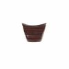 For Kia K5 Optima 14-2015 Peach Wood Grain Steering Wheel U Type Cover Trim