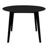 Vojens table de salle à manger Ø105cm noir.