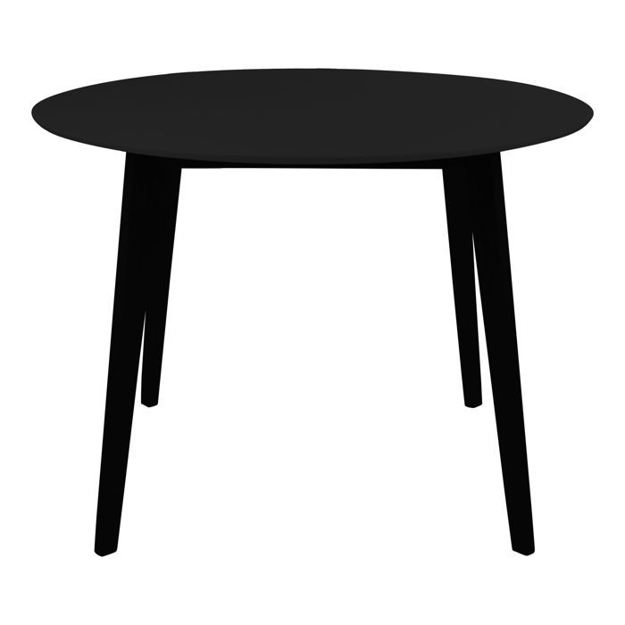 Vojens table de salle à manger Ø105cm noir.