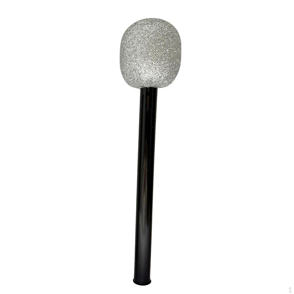 Fake Stage Costume Mic Props for Reporter Practice