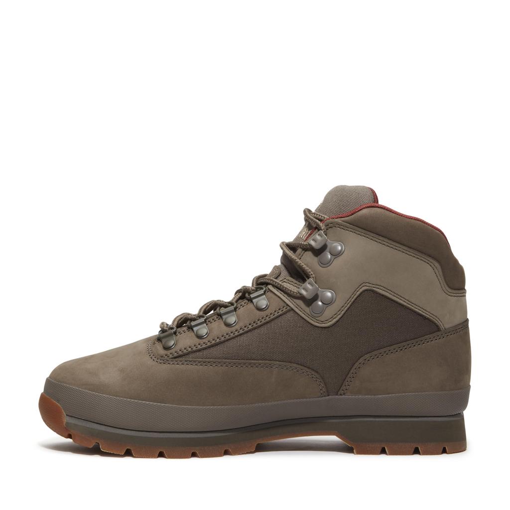 Timberland Euro Hiker Mid Olive Men's Boots, TB0A6DYHEO81, Nubuck, 7.0/25.0cm