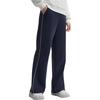 FILA Original Color Block Crew Neck Pullover Sweatshirt And Long Pants Set Women sweatshirt set F11W449218F+F11W449606F
