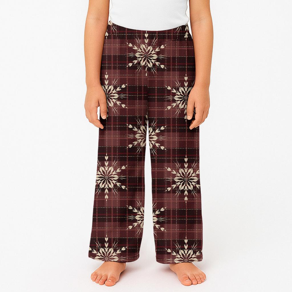 Dětské zimní kalhoty Dlouhé kalhoty po celé délce Potištěné kalhoty