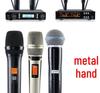 Dual Wireless Microphone Set for Meetings, KTV, and Home Singing