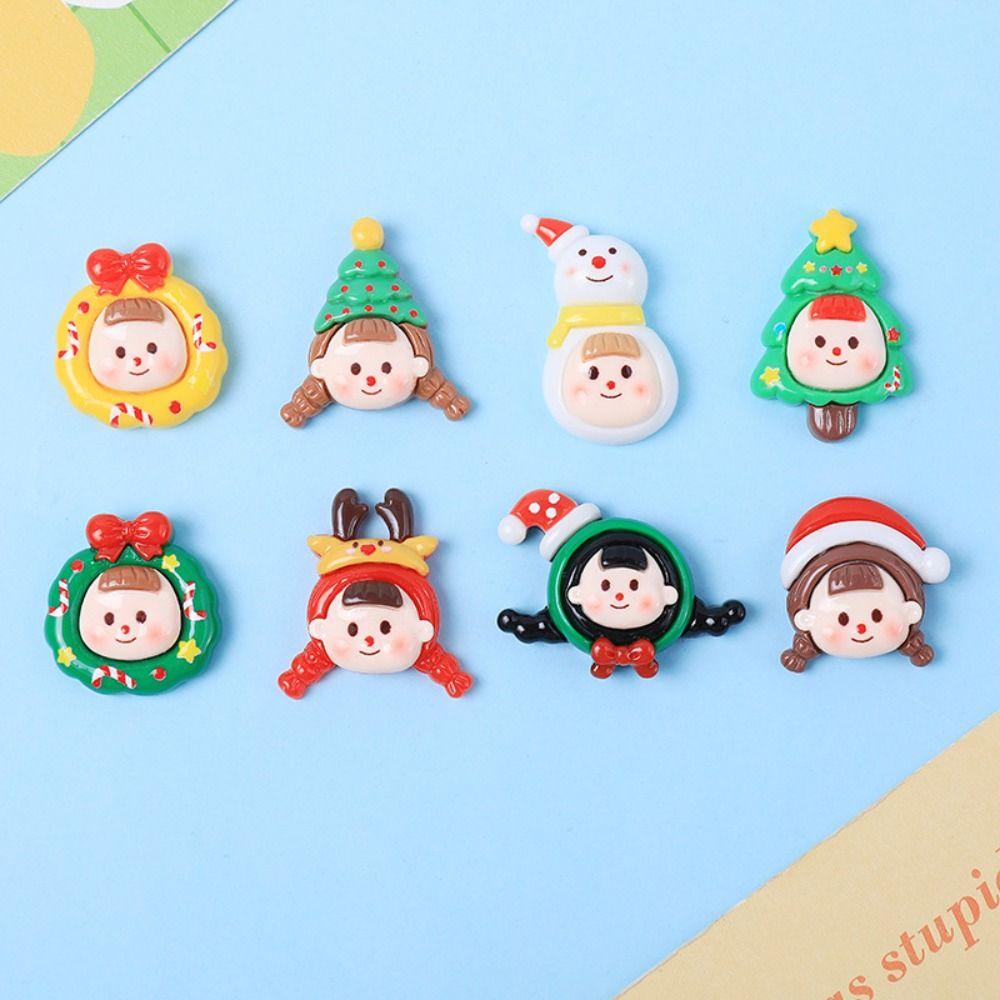 

5 шт./компл. Санта-Клаус Снеговик Санта-смола украшение аксессуар шпилька аксессуары