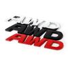 3D Metal AWD Letters Rear Trunk Fender Emblem Badge Sticker Decals For Honda CRV HRV Highlander Car Styling Accessories GI7