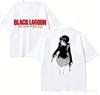 2026 Black Lagoon Anime Lover Tshirt Harajuku New Model High Street Oversized Unisex Short Couples Streetwear Trendy Soft Tee