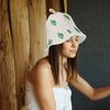2Pcs Sauna Hat Felt Caps for Women Home Bathing Sauna Hats Comfortable Reusable Absorbent Thick Felt Showering Caps