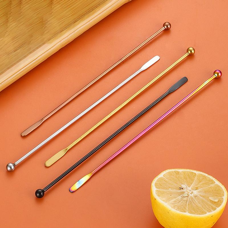 304 Edelstahl Kaffeerührstab Bar Saft Rio Cocktail Kreativer Mixerstab Champagner Swizzle Sticks