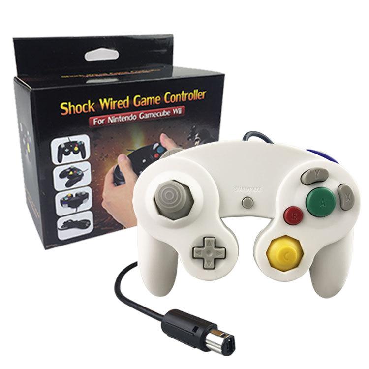 Controlador para Nintendo GameCube Controlador con Cable, Gamepad de Vibración de Punto Único para NGC