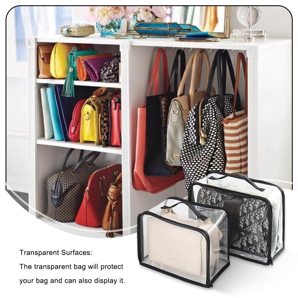 Storage Bag Transparent Wardrobe Dust-Proof Boxes Display Protective Casing Bags Organizer Clothing Hanging Cover