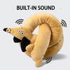 Sausage Dog Toy Creative Sound-making Plush Companion Dog Toy Squeaky Dog Toy Chew Teething Dental Interactive Play Toys