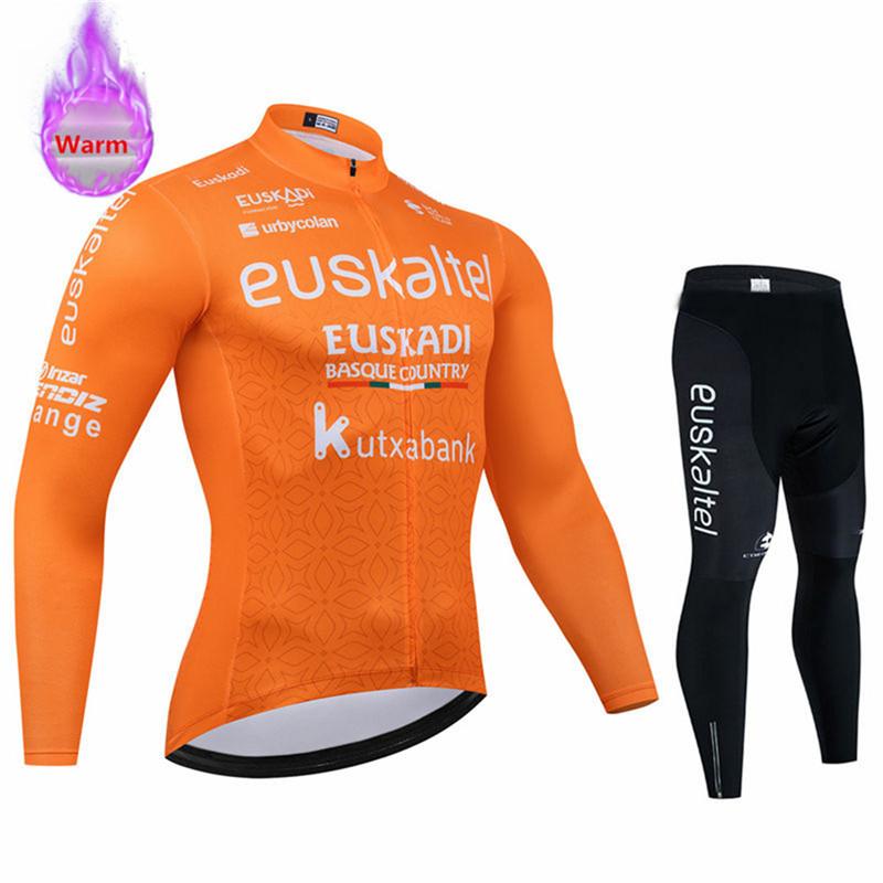 2026 Team Winter Thermal Fleece Cycling Jersey Set Racing Bike Suit Mountian Bicycle Clothing Ropa Maillot Ciclismo Hombre