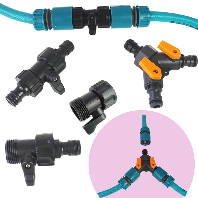 Rain Barrel Diverter Kit 1/2 3/4 Inch Rain Barrel Valve Barbed Fittings Connectors Tee Elbow Water Pipe Fittings Abs Pp