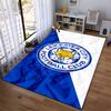 Leicester City FC Logo Rug Non-slip rug suitable for living room and bedroom sofas