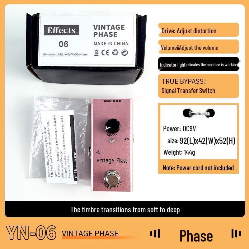Portable Overdrive Distortion Tremolo Delay Guitar Effects Pedal