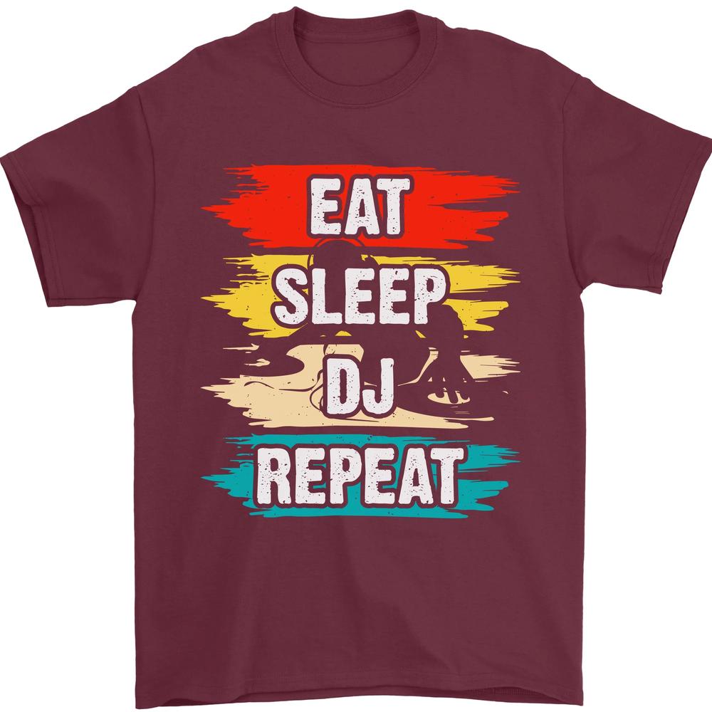 

Футболка унисекс Eat Sleep DJ Repeat DJing Music
