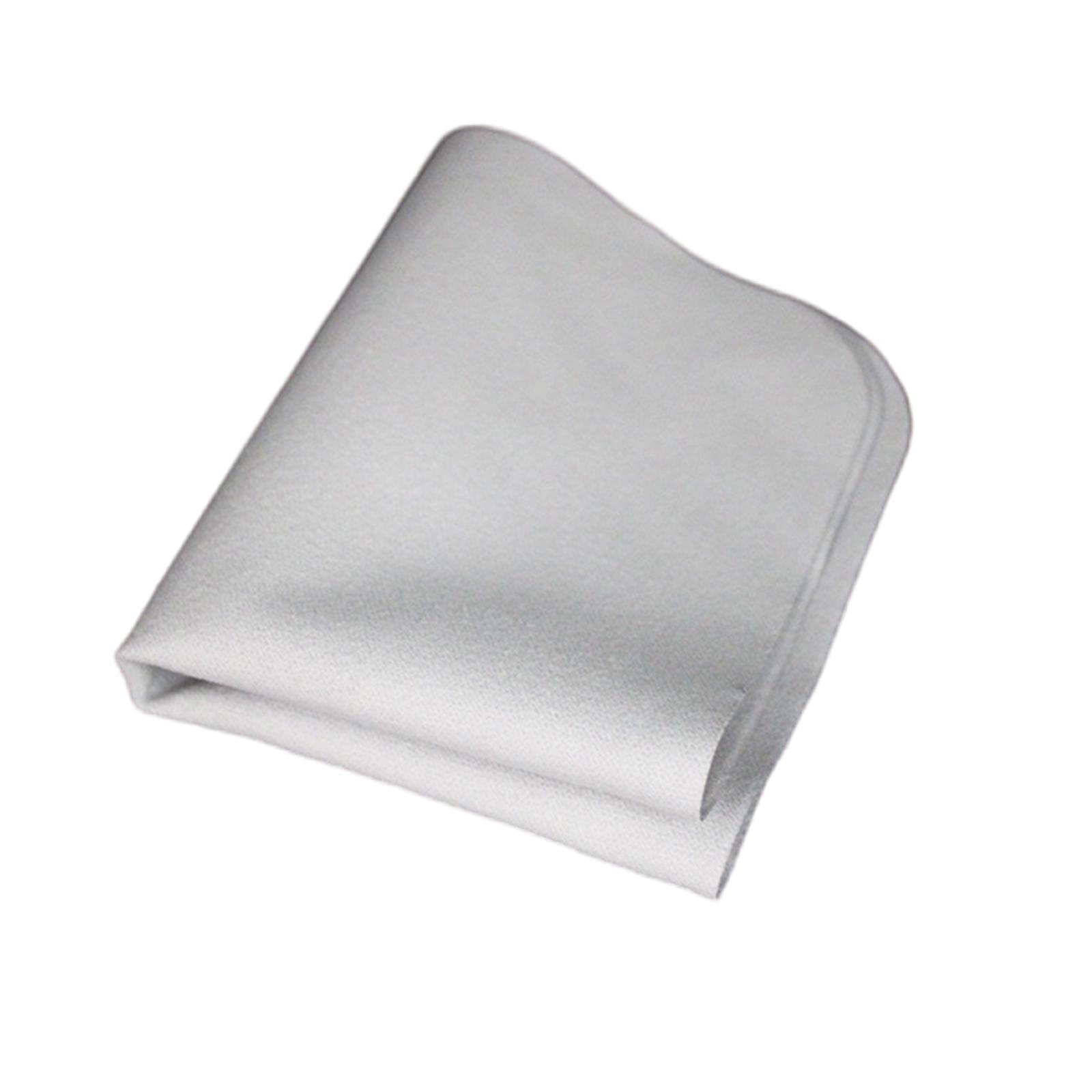 

Салфетка для чистки и полировки ювелирных изделий из серебра и золота, микрофибра Plantinum, замшевая ткань, средство для удаления потускнения серый