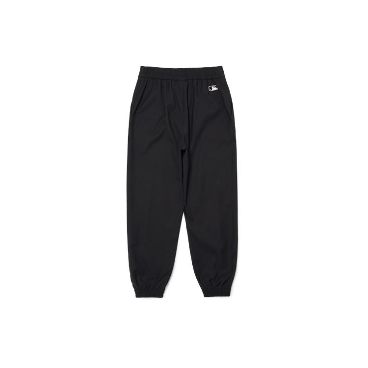 MLB Base Logo Casual Pants Unisex Black Moderate Cuffed Pants 3AWPK0121-50BKS