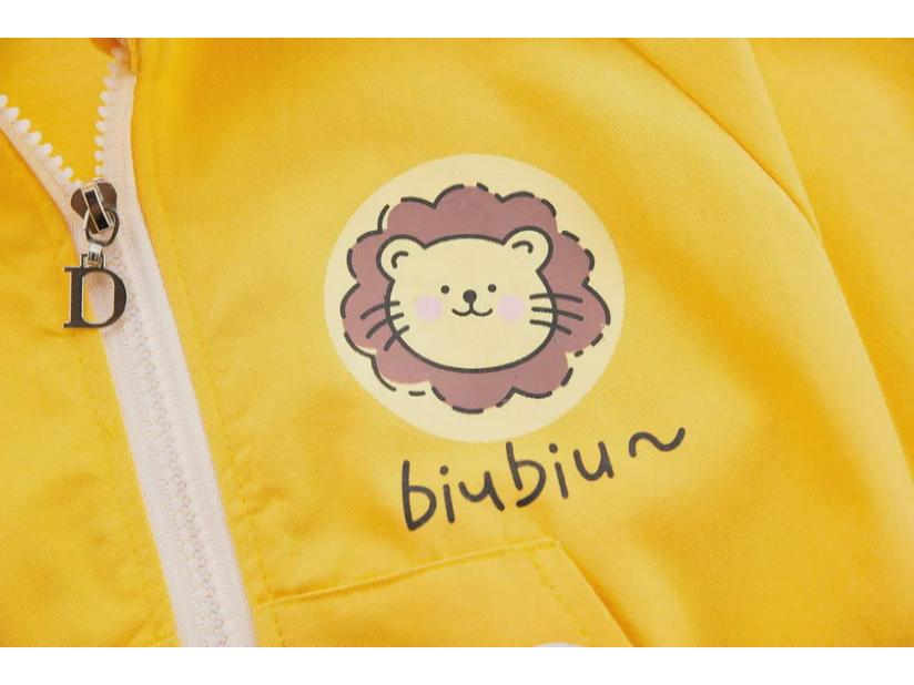 Kids' 2023 Korean Style Hooded Sweatshirts: Spring/Autumn Long-Sleeve Cartoon Three-Piece Set