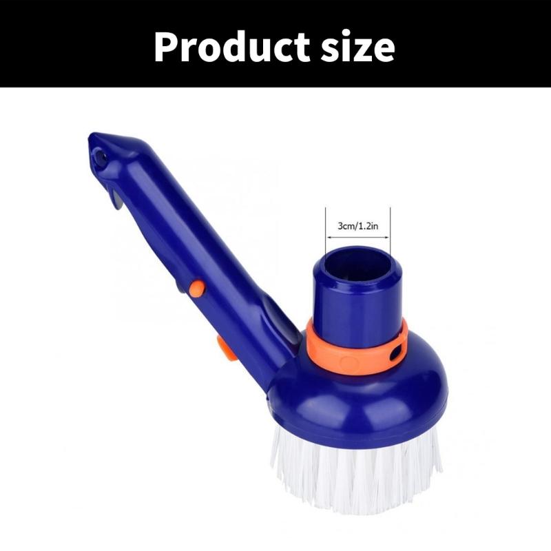 Soft Bristles Pool Cleaning Brush Pool Maintenance Equipment Pool Cleaning Tool Suitable for Daily Use Safe Cleaning