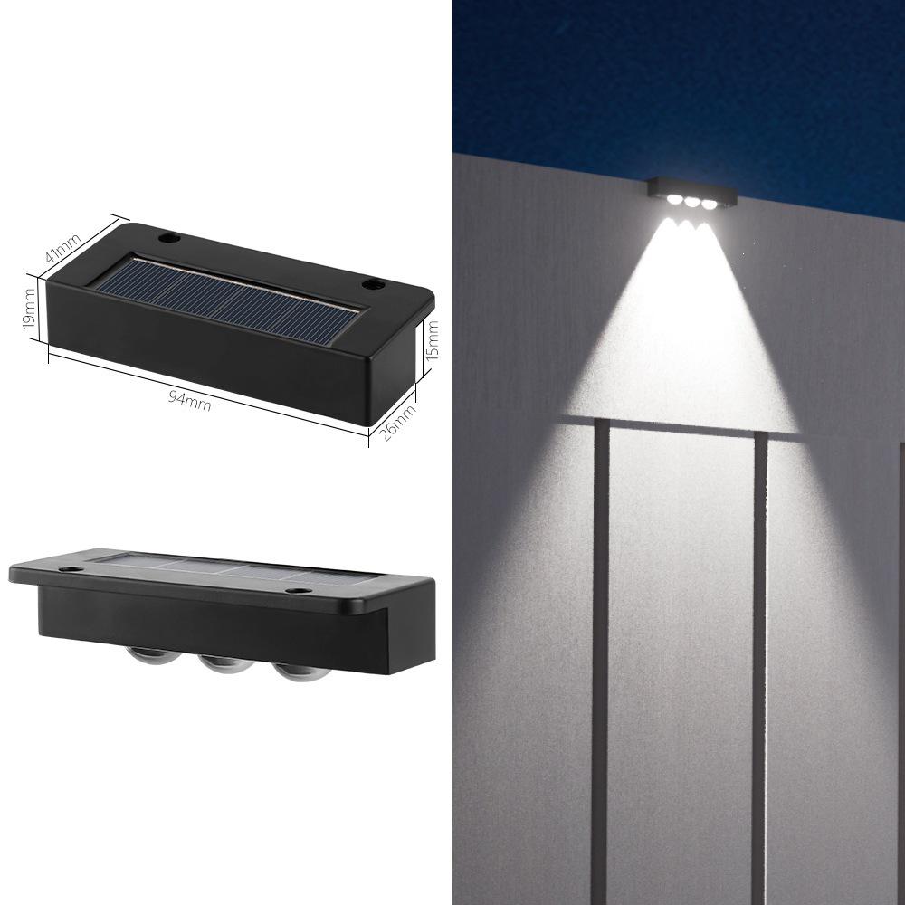 Automatic Solar Decorative Lights: Outdoor Wall, Stair & Balcony Illumination