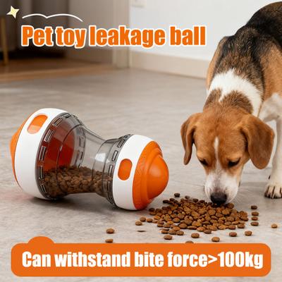 Hunde-Puzzle-Spielzeug Verstellbarer Leckerli-Spender Ball Langsamer Futterspender Interaktives Welpen-Beschäftigungsspielzeug zur Beschäftigung von kleinen bis mittelgroßen Hunden Training