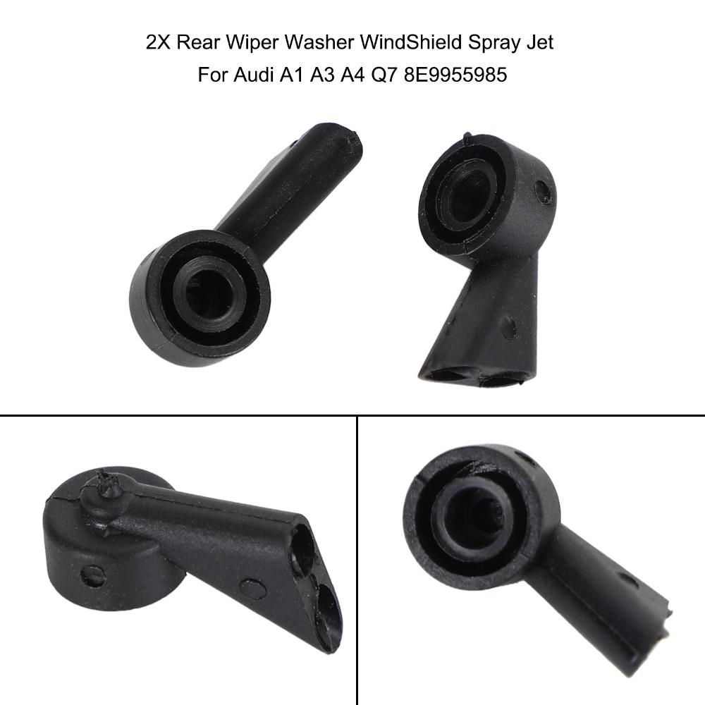 Artudatech 2X Rear Wiper Washer WindShield Spray Jet For A1 A3 A4 Q7 8E9955985